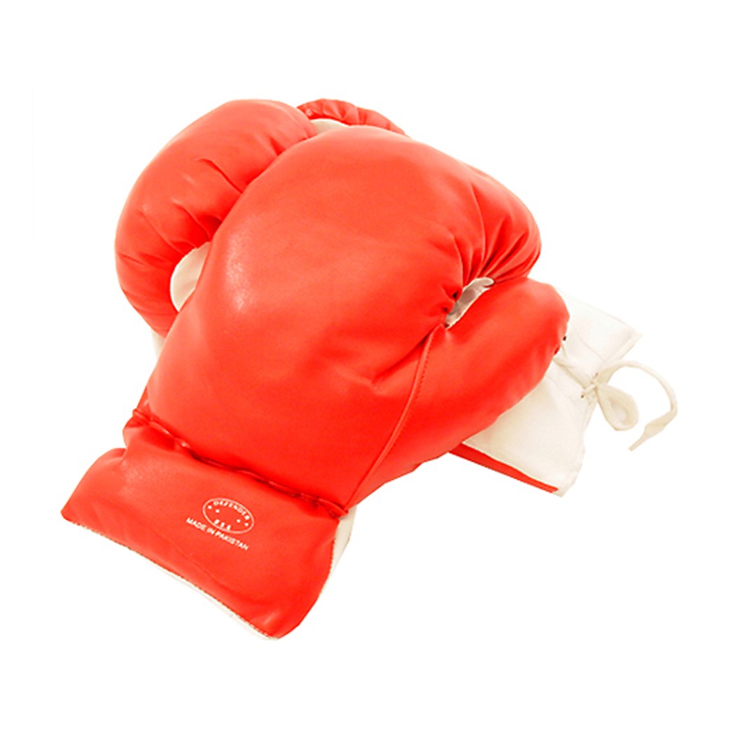16oz Red Boxing Gloves Vinyl Leather Protective Gear for Boxing Practice