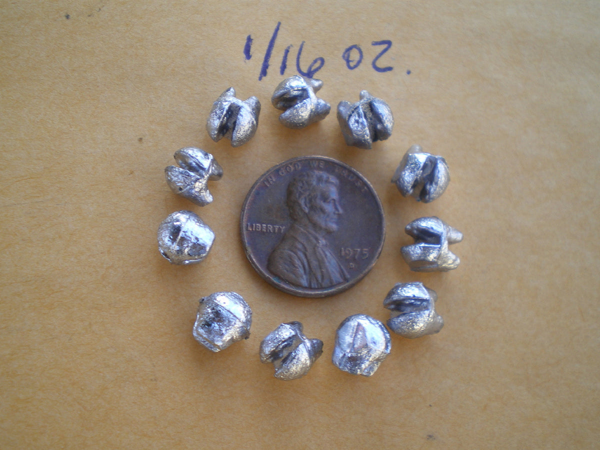 Removable Split Shot Sinker Set 1/16, 1/8, 1/4, 3/8 Oz. 100 Pcs for Fishing