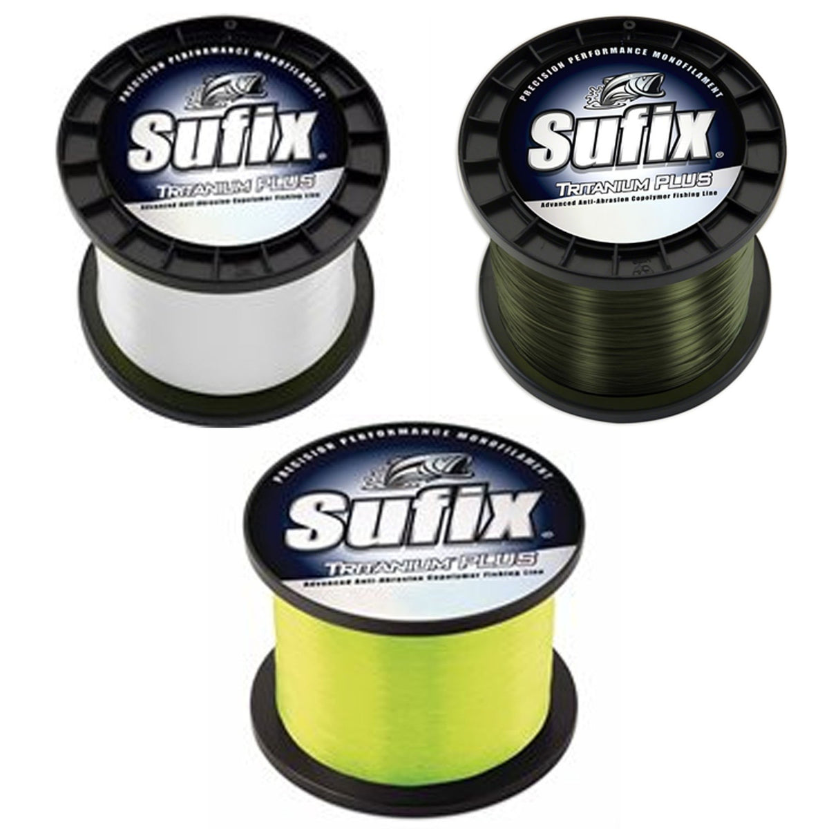 Monofilament Fishing Line 1/4 lb Spool - Multiple Weights & Colors