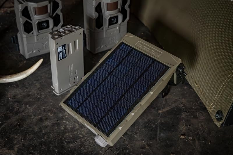 Solar Panel for Trail Cameras - Rechargeable Power Supply for Cellular Cameras