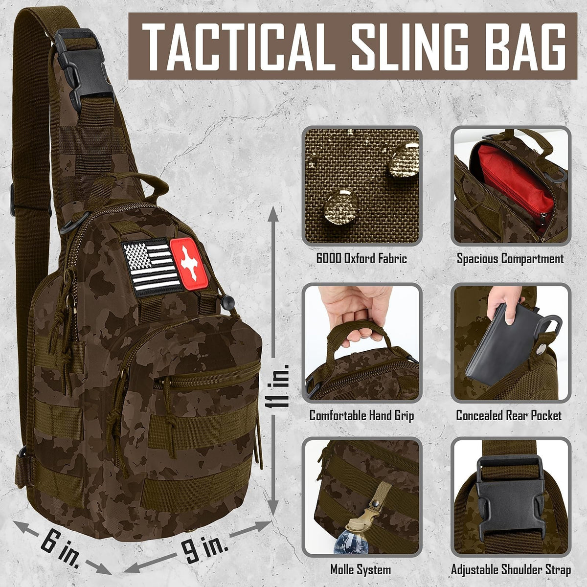 Emergency Survival Kit with First Aid, Camping Axe, Headlamp & Gear