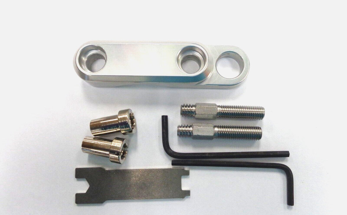 Fishing Reel Clamp Set for Avet EXW30/2, EX50/2, EXW50/2 - Silver