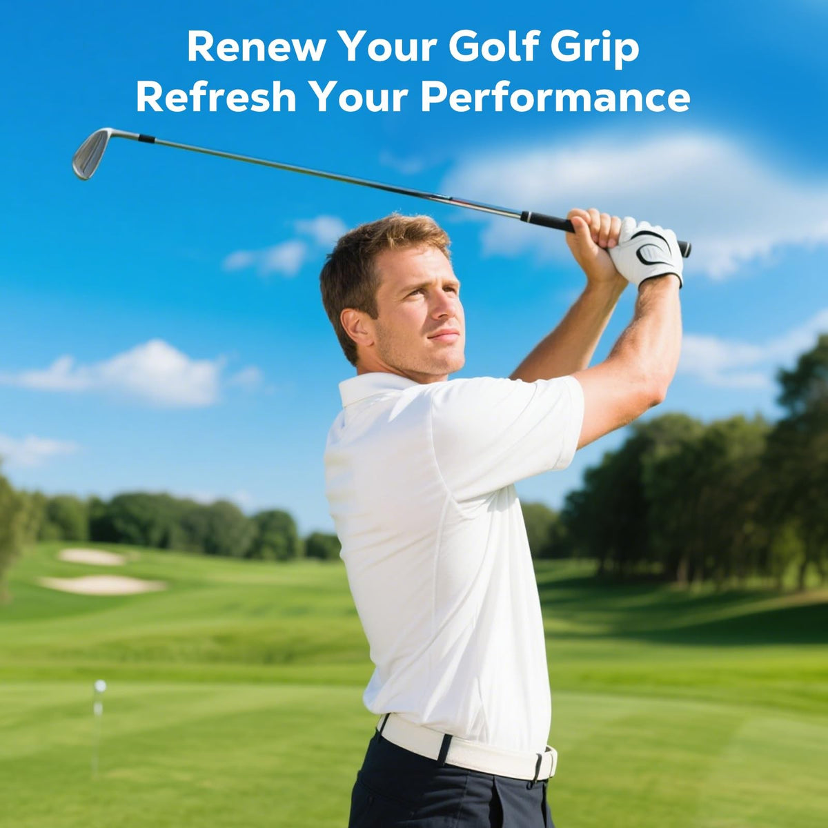Golf Club Regripping Kit with Vise, Tape, Solvent & Tools - Black
