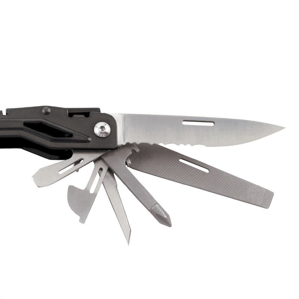 12-in-1 Multi-Tool Pliers with One-Hand Deploy - Portable EDC Tool