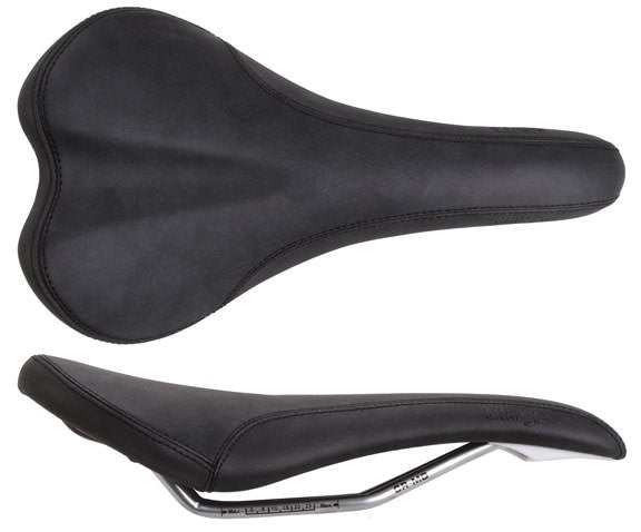 Bike Saddle - Lightweight, Supportive CrMo Design with 3M Reflective Panel