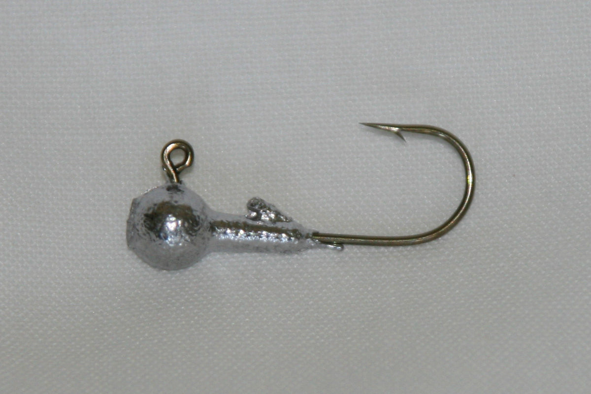 25 Pack 1/16 oz Fishing Jigs with Bronze Aberdeen Hooks - Crappie & Walleye Tackle