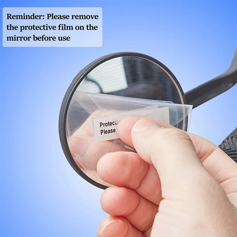 Bike Mirrors 2 Pack - Wide Angle Handlebar Rearview Mirrors for Cycling