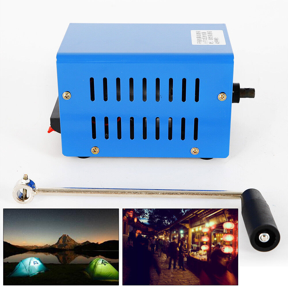 Portable Hand Crank Dynamo USB Charger Emergency Power Generator