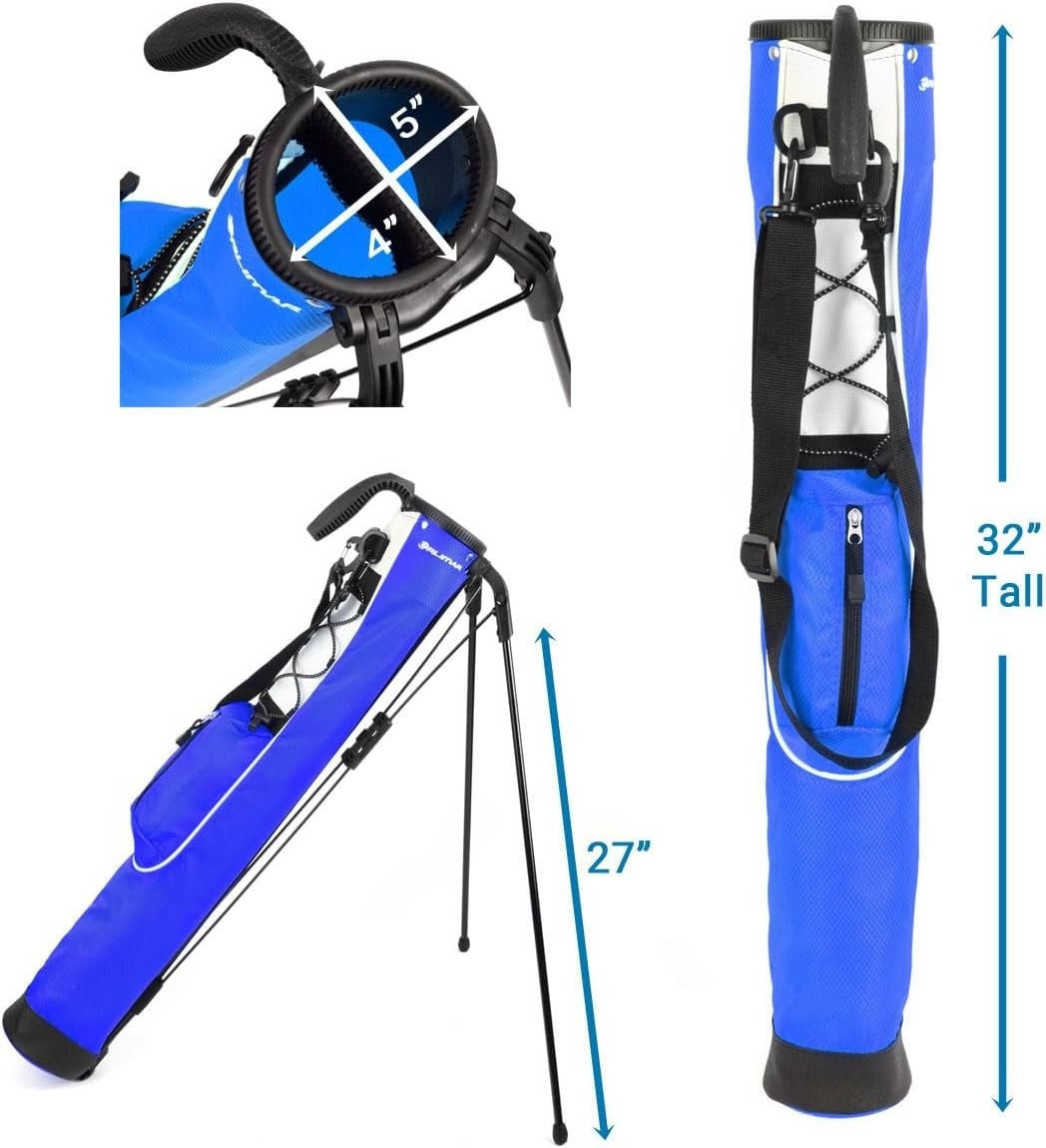 Lightweight Golf Stand Bag with Carry Handle and Multiple Colors