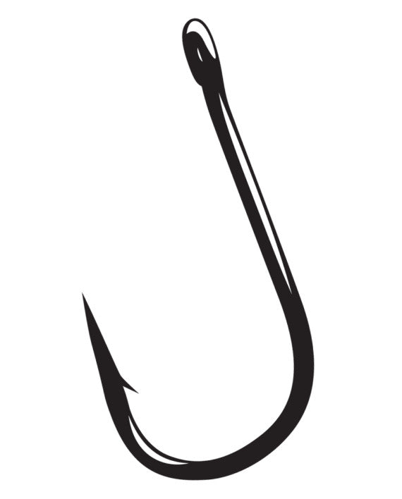 Fishing Hooks - Open Eye Siwash Hooks for Lures, Multiple Sizes & Pack Quantities