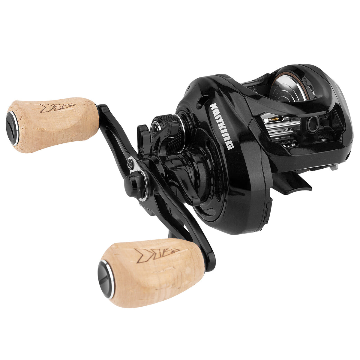 Baitcasting Reel with High Line Capacity 6.4:1 for Freshwater & Saltwater Fishing