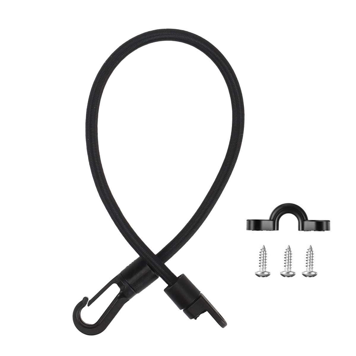 4-Pack Boat Fishing Rod Bungee Straps Deck Mount Tie Down Hardware
