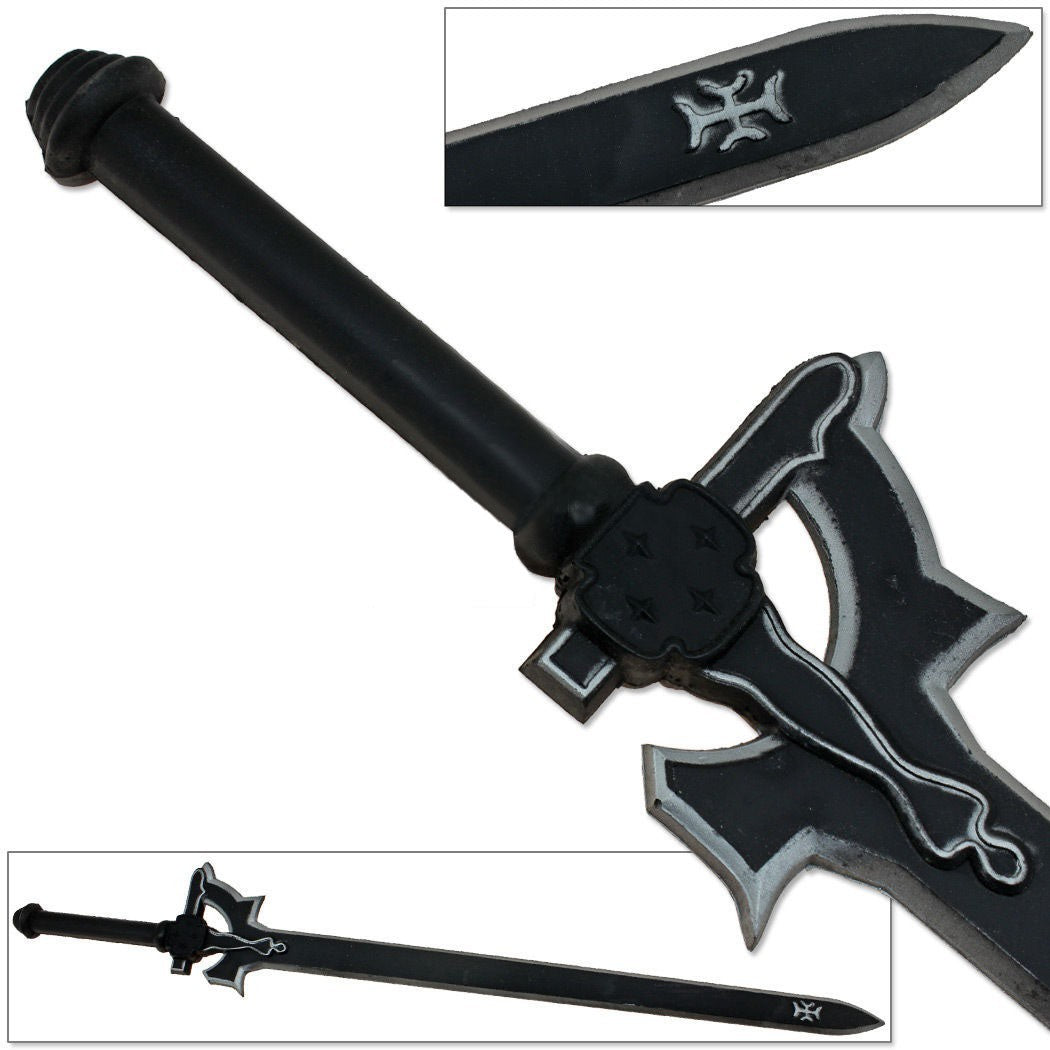Foam Sword Replica of Kirito Elucidator from Sword Art Online - 43 Inch LARP Cosplay Weapon