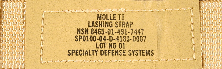 Genuine U.S. Military Issue Cargo Lashing Straps 8 Pack 6ft Tan Quick Release