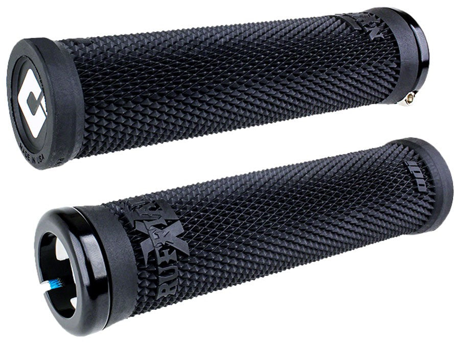 Lock-On Bicycle Handlebar Grips - Extra Large, Black, Comfortable Control