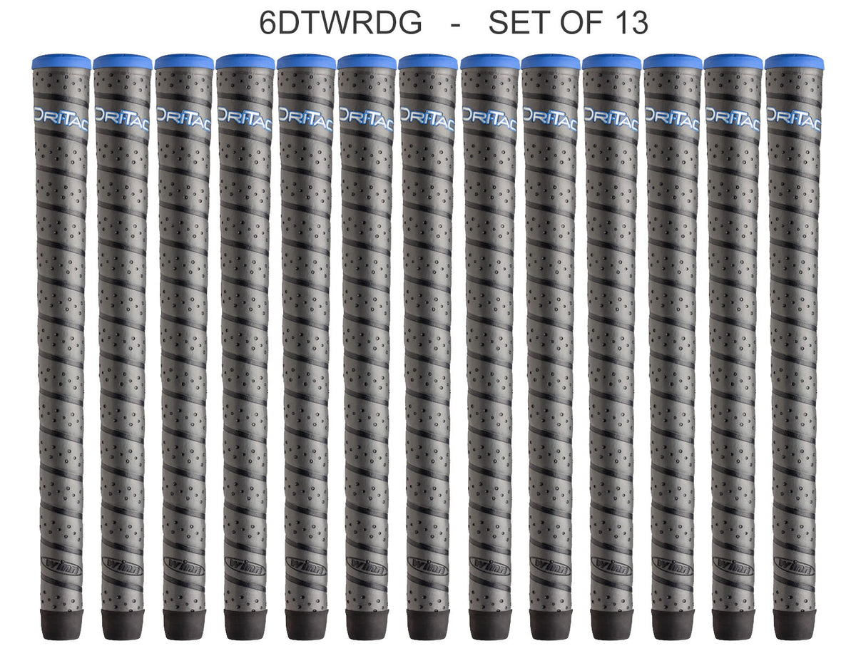 Winn MIDSIZE Dri-Tac Handlebar Grip Wraps Dark Grey - Set of 6+