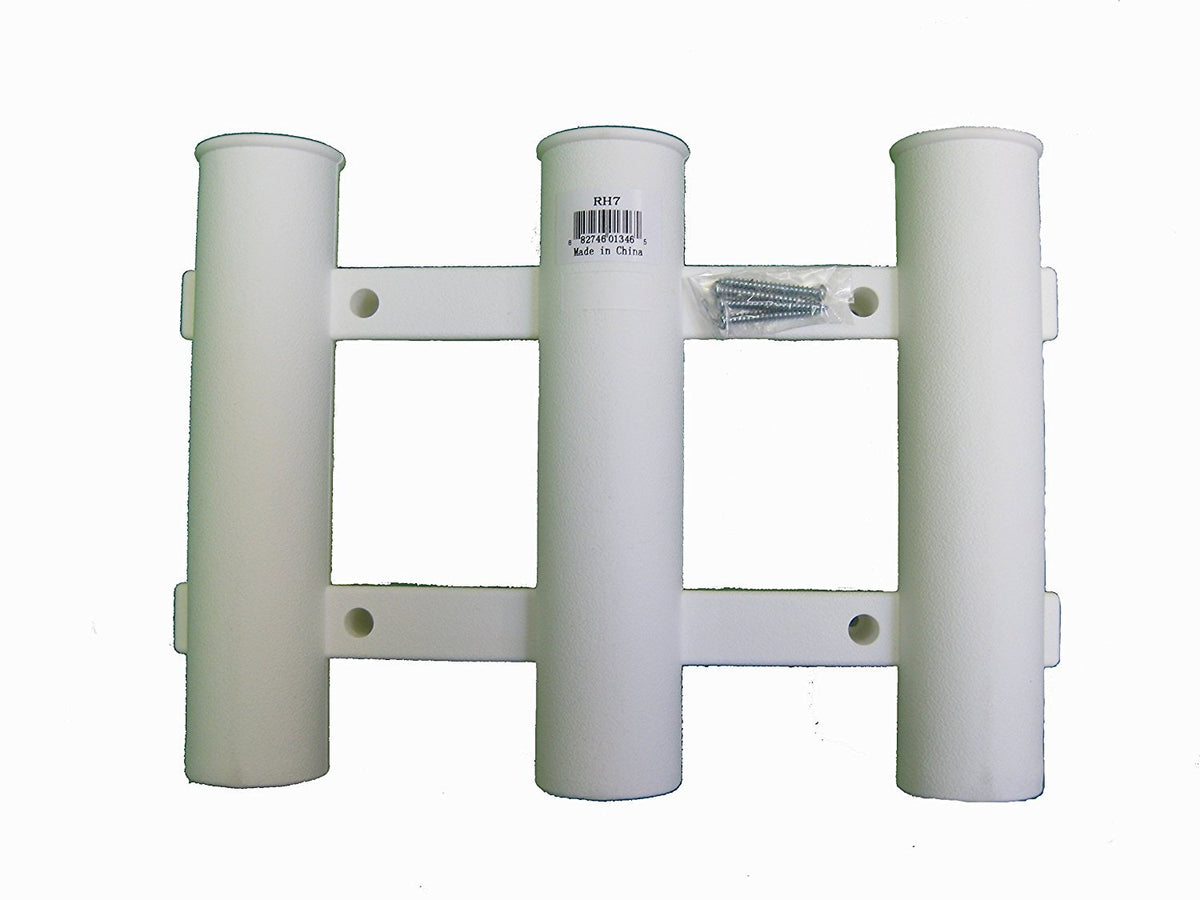 Fishing Rod Holder with Mounting Bracket - 3 Pole Tube Rack for Sports
