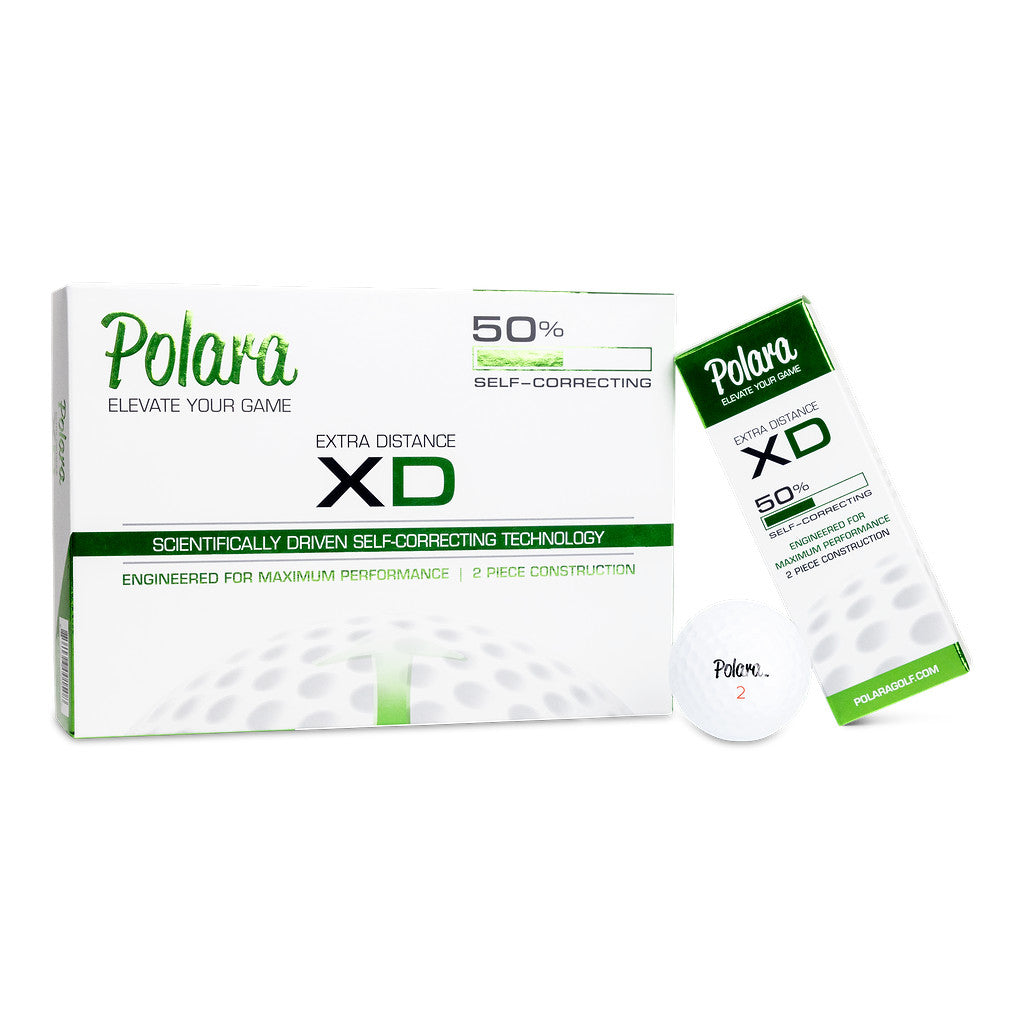 Polara XD 2-Piece Golf Balls - Max Distance & Reduced Hooks