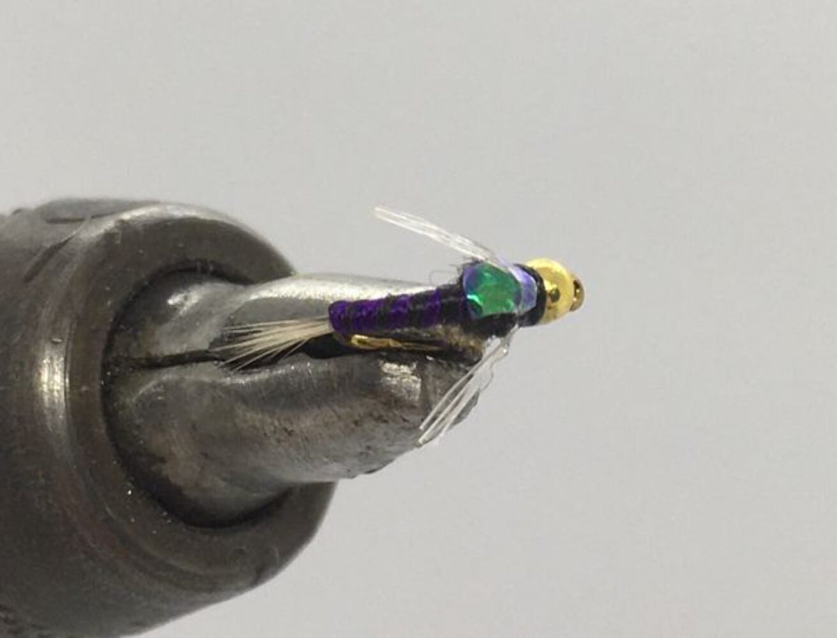 High-Quality Tungsten Beadhead Juju Baetis Flies for Fly Fishing - Multiple Sizes
