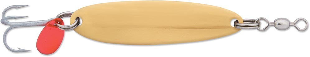 Versatile Fishing Spoon Lure with Treble Hook - 1/2 oz