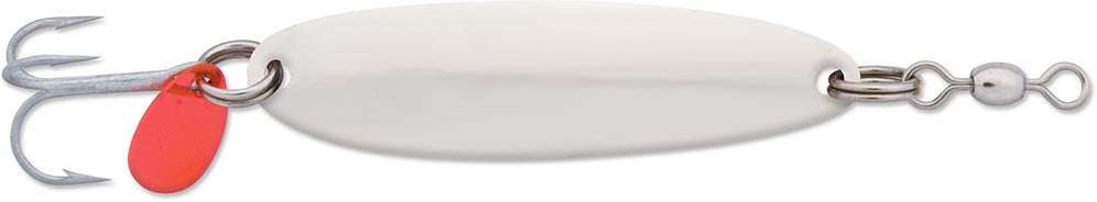 Versatile Fishing Spoon Lure with Treble Hook for Freshwater & Saltwater