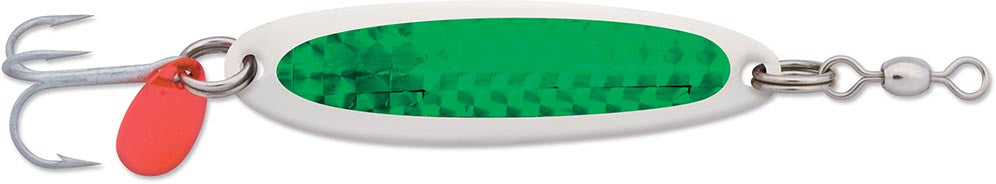 Versatile Fishing Spoon Lure with Treble Hook for Freshwater & Saltwater
