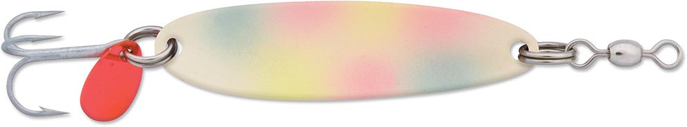 Versatile Fishing Spoon Lure with Treble Hook for Freshwater & Saltwater