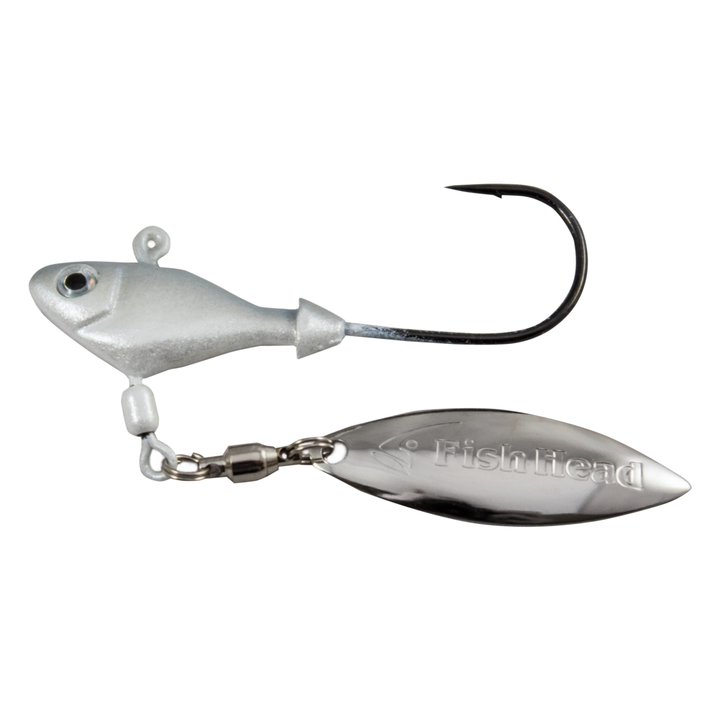 Fish Head Spin Underspin Jig - Multi-Color & Weight Options for Freshwater & Saltwater Fishing