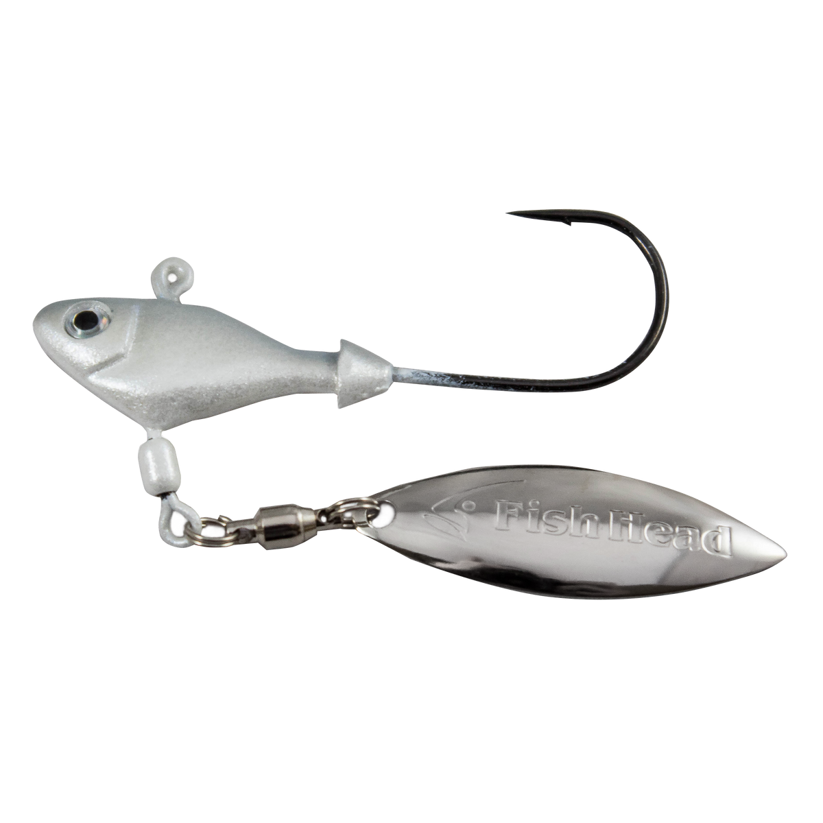 Fish Head Spin Underspin Jig - Multi-Color & Weight Options for Freshwater & Saltwater Fishing