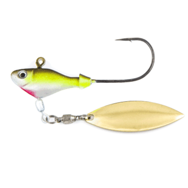 Fish Head Spin Underspin Jig - Multi-Color & Weight Options for Freshwater & Saltwater Fishing