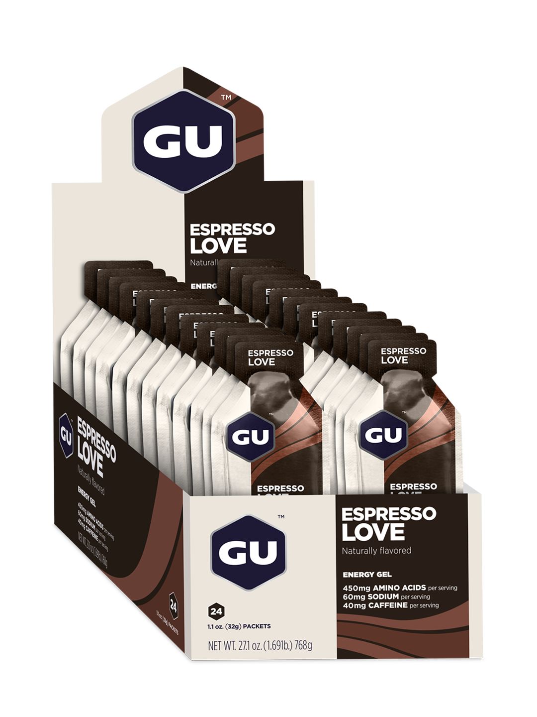 Energy Gel Pack of 24 for Sports & Training - Portable Carbohydrate