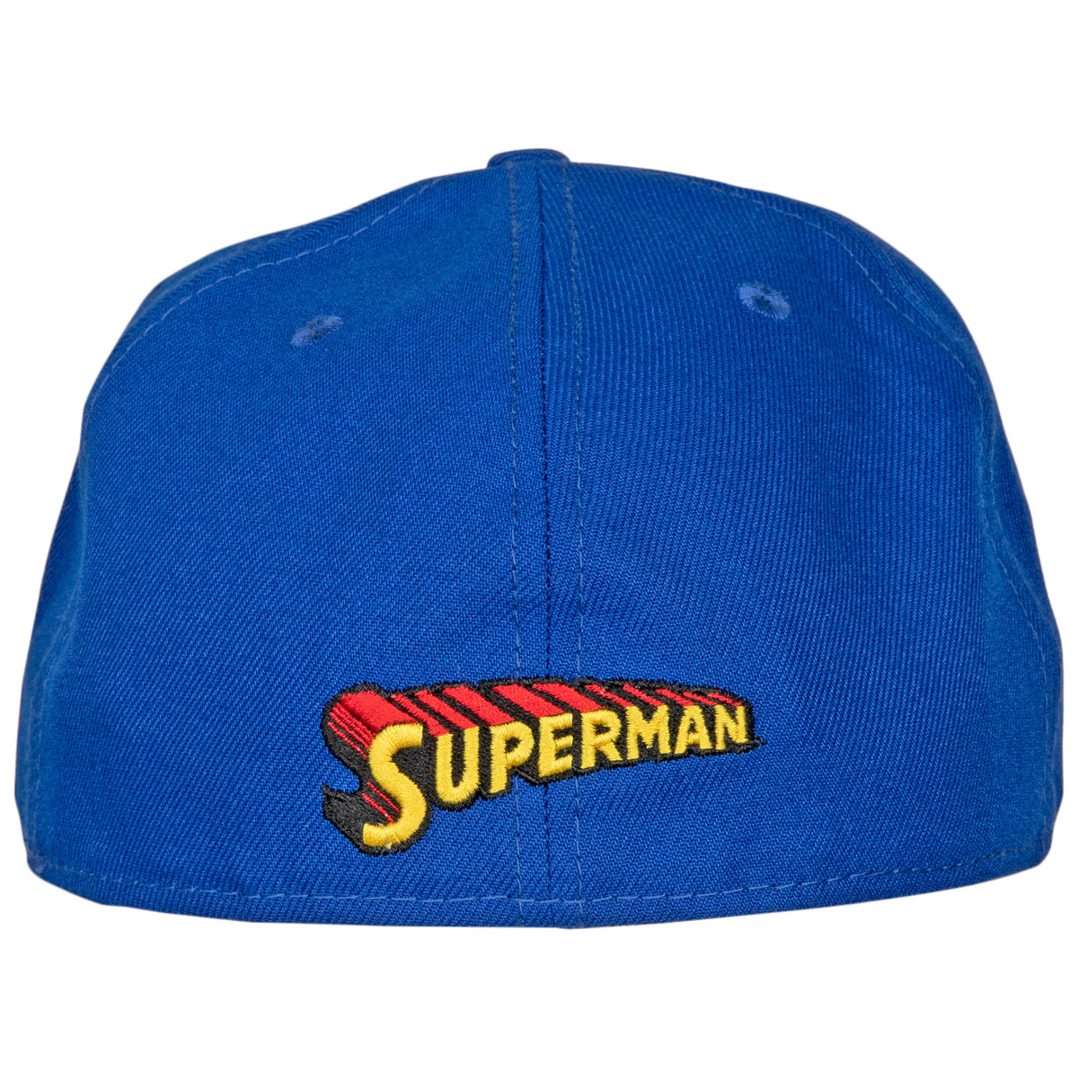 Superman Symbol Blue Fitted Hat - Classic New Era 59Fifty Cap for Men