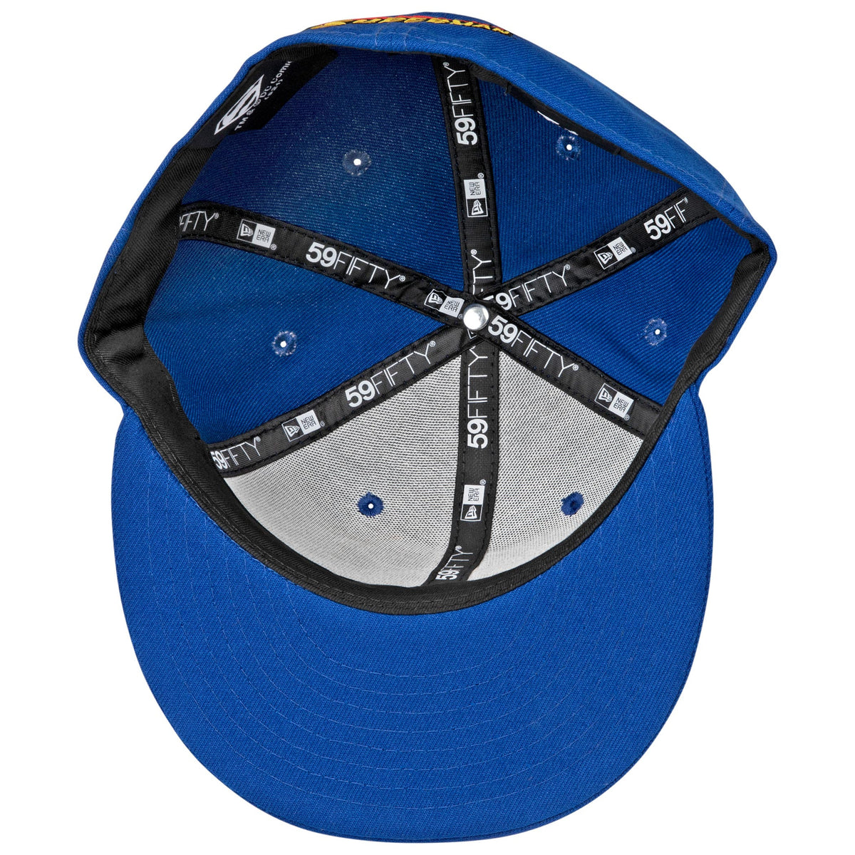 Superman Symbol Blue Fitted Hat - Classic New Era 59Fifty Cap for Men