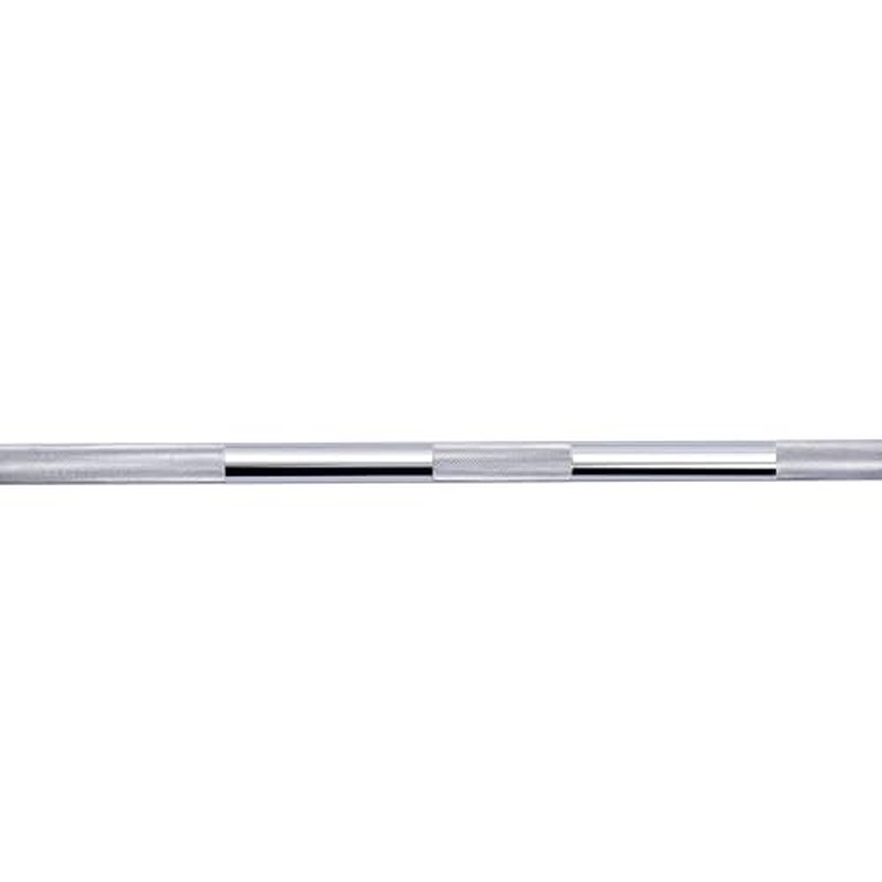 Fitvids Olympic Bar for Weightlifting and Power Lifting Barbell, 700-Pound Capacity (5 Feet, Silver)