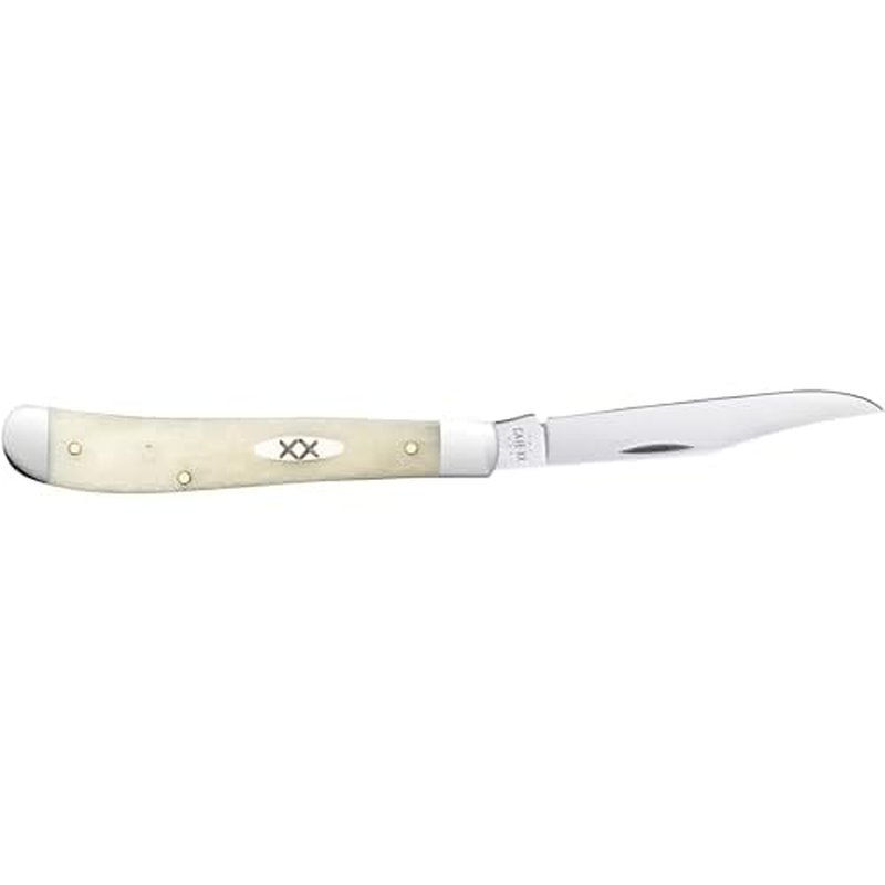 Case Cutlery CA13312: Slimline Trapper Natural Bone