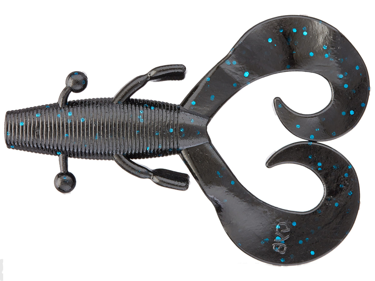4 Inch Soft Plastic Creature Bait with Curly Legs for Fishing - Multiple Colors