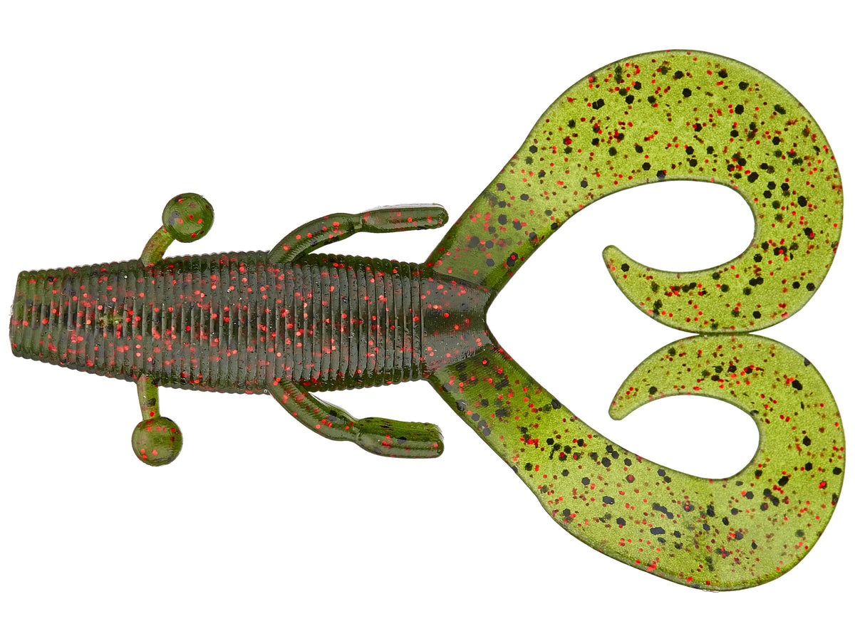4 Inch Soft Plastic Creature Bait with Curly Legs for Fishing - Multiple Colors