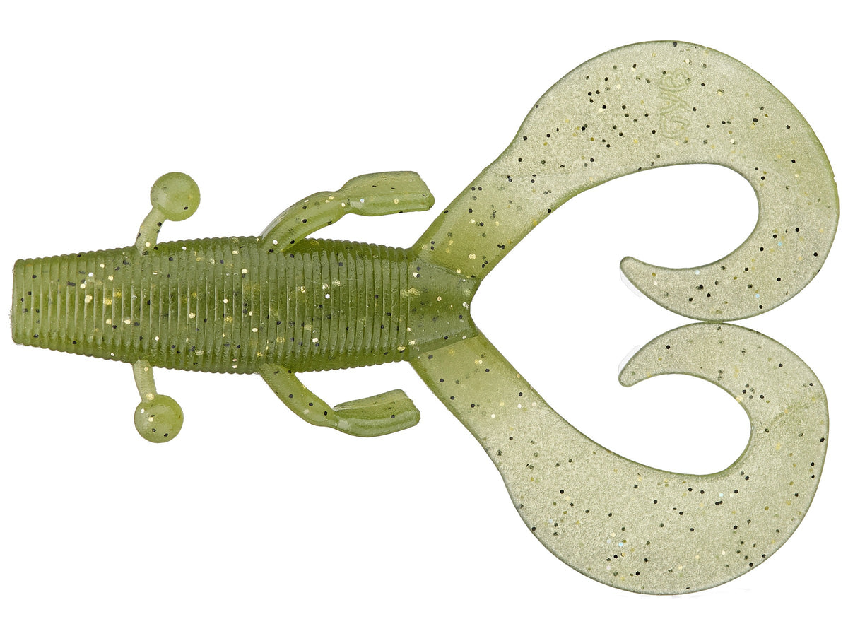 4 Inch Soft Plastic Creature Bait with Curly Legs for Fishing - Multiple Colors