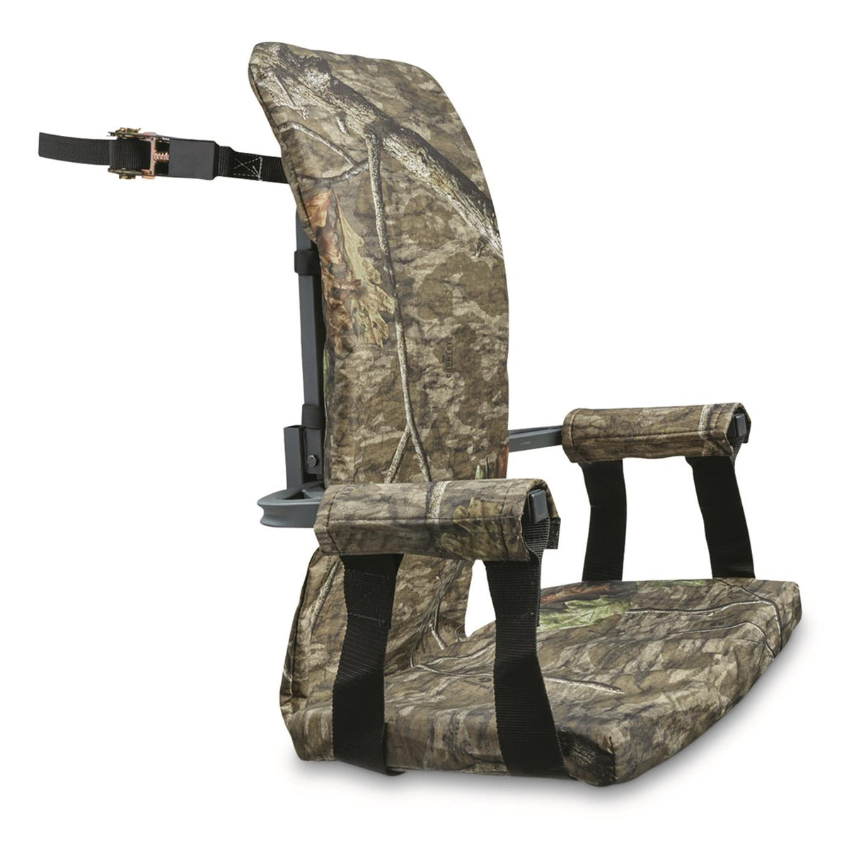 Deluxe Tree Stand Seat for Hunting with Foam Padding & Steel Frame