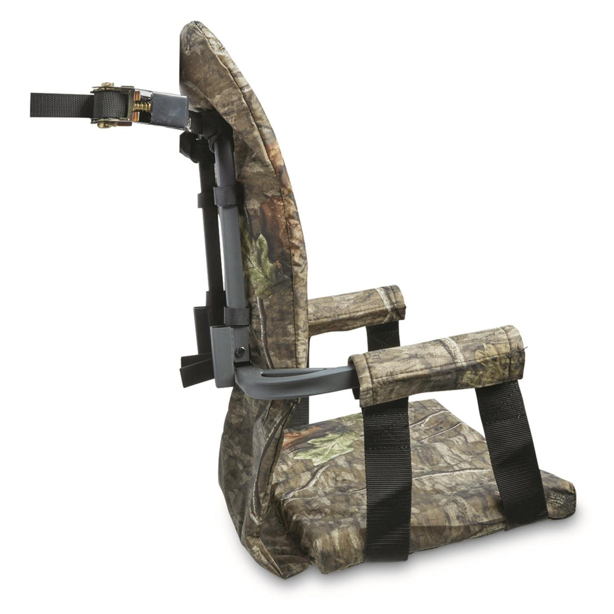 Deluxe Tree Stand Seat for Hunting with Foam Padding & Steel Frame