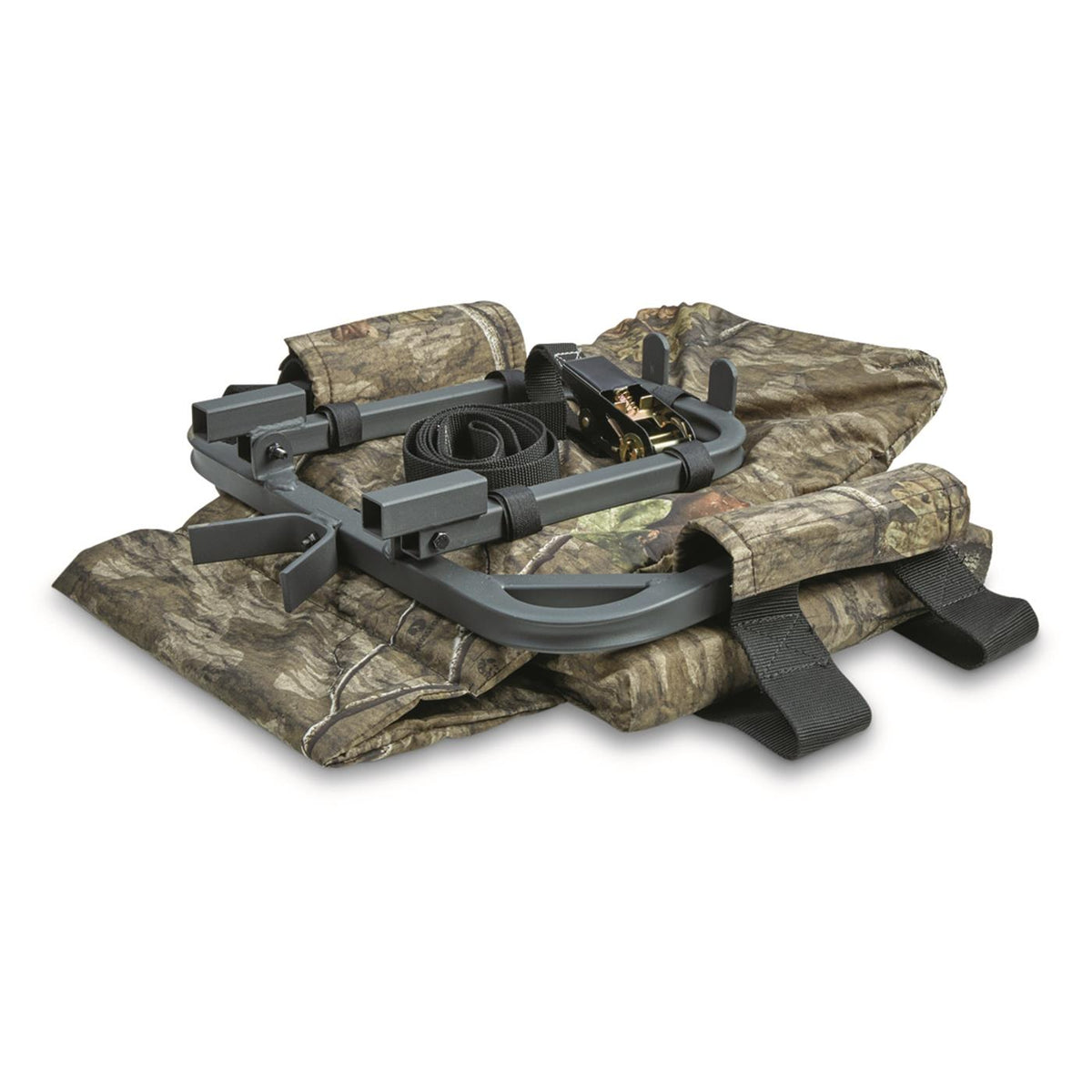 Deluxe Tree Stand Seat for Hunting with Foam Padding & Steel Frame