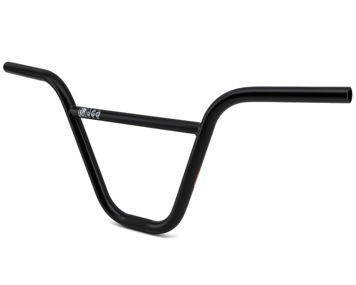 BMX Handlebar - 9.5 Inch Rise, 29 Inch Width, Matte Black Chromoly