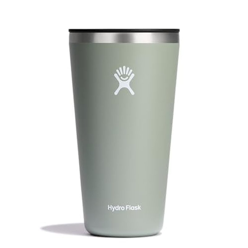 Hydro Flask All Around Stainless Steel Tumbler with Lid and Double-Wall Vacuum Insulation, 28 OZ