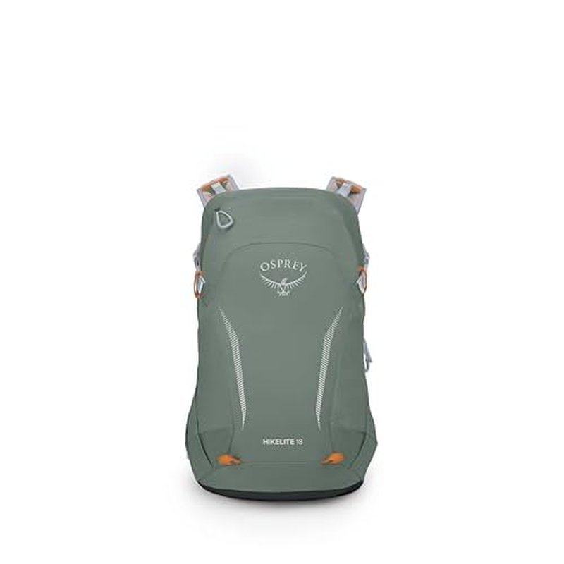 Osprey Hikelite 18L Lightweight Hiking Backpack - Durable Travel Daypack with Rain Cover for Men and Women, Pine Leaf Green