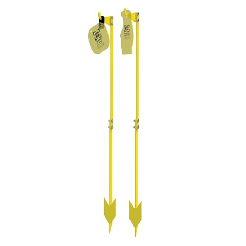 Caldwell AR500 Target Post with 2 Piece Design for Easy Transport and Range Setup