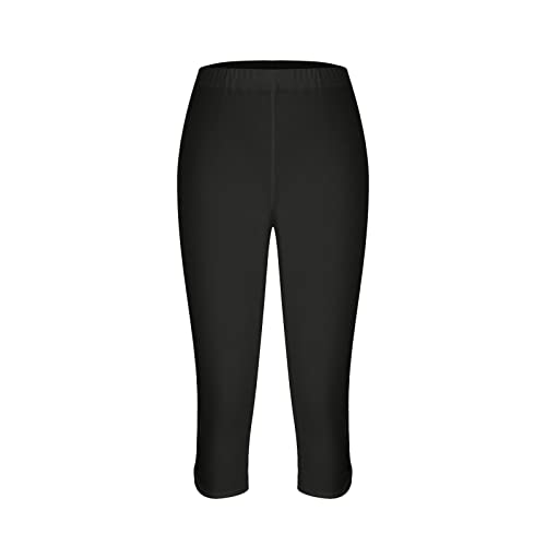 BADHUB Clearance Leggings for Women Capris High Waist Gym Fitness Yoga Cropped Pants Fashion Casual Workout Pants 2024