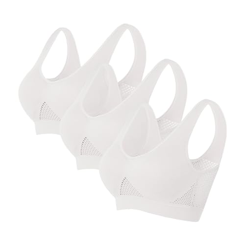 Generic Bras for Women high Impact, Sports Bras for Women high Impact Adjustable Straps, Sports Bras for Women high Impact Adjustable, Sports Sports-Fan-Bean-Bag-Chairs White, X-Large