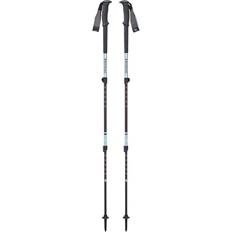Black Diamond Women's Trail Trekking Poles, Two Lightweight Collapsible Aluminum Hiking Sticks with FlickLock Adjustability for Hiking, Trekking, Backpacking, Walking, Camping, and Travel