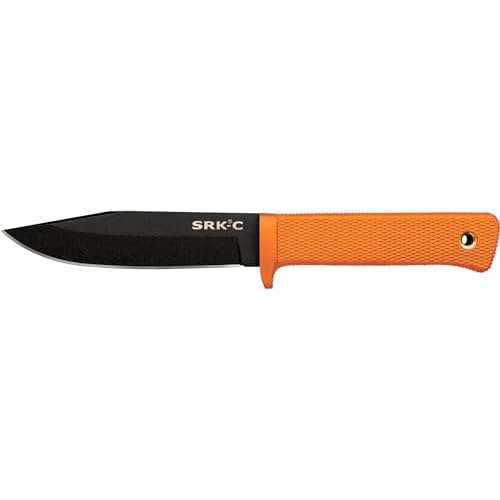 Cold Steel SRK-C SK5 ORANGE HANDLE + SHEATH/BLACK BLADE