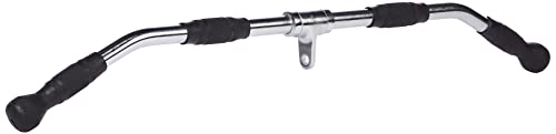 CAP Barbell Deluxe LAT Bar Cable Attachment with Rubber Handgrips, 36"